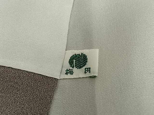 平和屋着物●上質な色無地　小葵地紋　空五倍子色　大丸扱い　正絹　逸品　未使用　AABH4083ph 平和屋着物○上質な色無地 小葵地紋 空五倍子色 大丸扱い 正絹 逸品 未