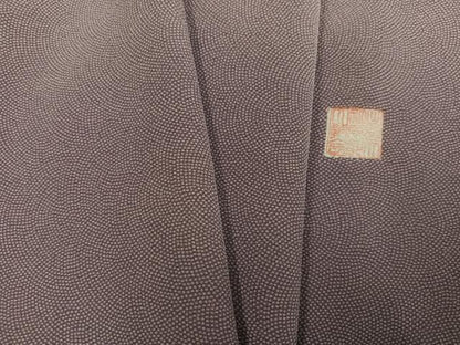 平和屋着物●江戸小紋　作家物　鮫小紋柄　正絹　逸品　未使用　AABH4064ph