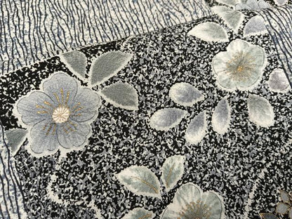 平和屋着物●上質な小紋　辻が花　金彩　正絹　逸品　AABH4078ph