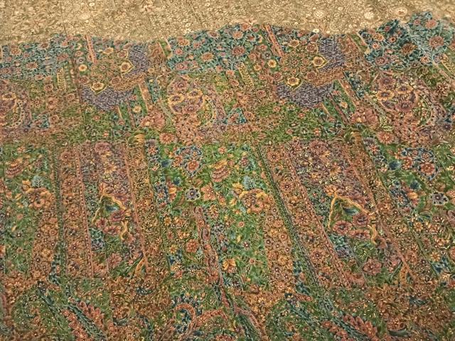 平和屋着物●訪問着　更紗花文　正絹　逸品　AABH0836fy