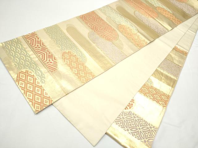 平和屋着物●西陣　川島織物　六通柄　本袋帯　吉祥文　金糸　正絹　逸品　CABE8476hy 楽天市場】平和屋着物□極上 西陣 川島織物 六通柄 本袋帯 亀甲花唐草