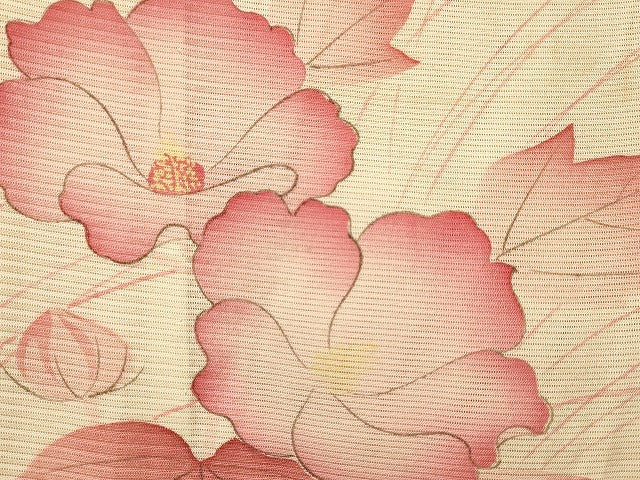 平和屋本店■夏物 小紋 絽 紗 まとめて20点 花柄 ろうけつ染め 手描き 着用可能多数 全て正絹 se4018