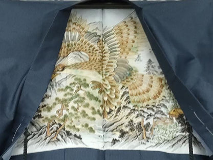 平和屋着物●男性　本場大島紬　アンサンブル　亀甲絣　正絹　逸品　未使用　AABH3666cs