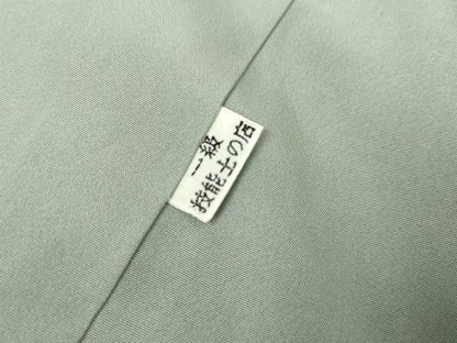 平和屋着物●上質な小紋　紬地　ろうけつ染め　立波文　正絹　逸品　AABH3673cs