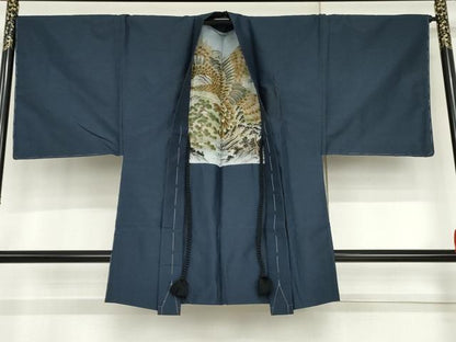 平和屋着物●男性　本場大島紬　アンサンブル　亀甲絣　正絹　逸品　未使用　AABH3666cs