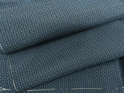 平和屋着物●男性　本場大島紬　アンサンブル　亀甲絣　正絹　逸品　未使用　AABH3666cs
