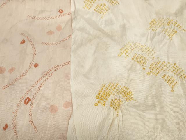 平和屋着物＊夏物 和装小物 帯揚げ10枚セット 絽 柄絞り 蝶 千鳥 青海波 全て正絹 逸品 DABD7269zzz