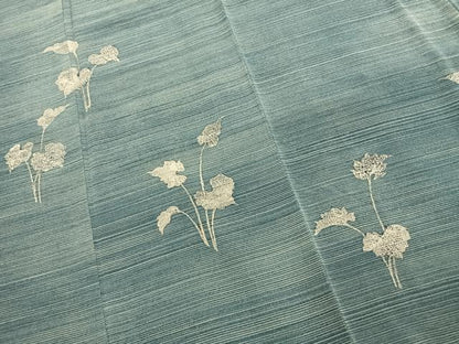 平和屋着物●訪問着　草葉文　小大丸　たとう紙付き　正絹　逸品　未使用　AABH0893fy