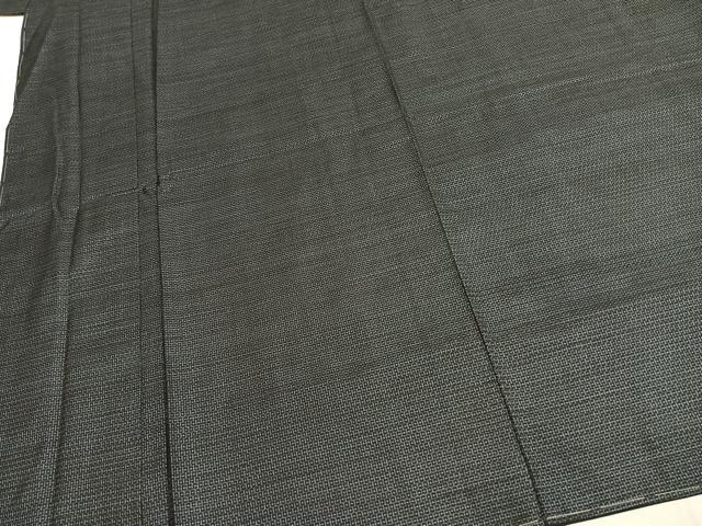平和屋着物●男性　本場大島紬　アンサンブル　100亀甲　総詰め　反端付き　正絹　逸品　AABH0891fy