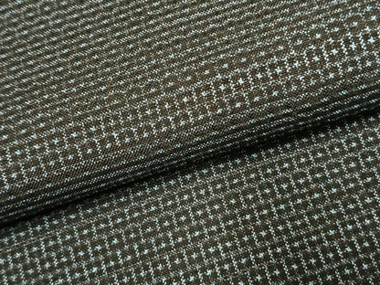 平和屋着物●男性　本場大島紬　アンサンブル　100亀甲　総詰め　反端付き　正絹　逸品　AABH0891fy