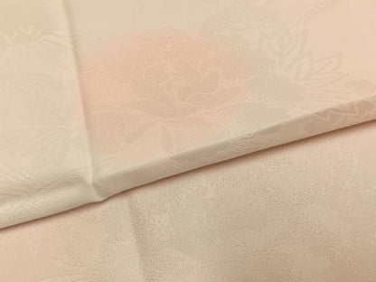 平和屋着物●長襦袢　無双仕立て　草花地紋　暈し染め　洗える着物　AABH0898fy