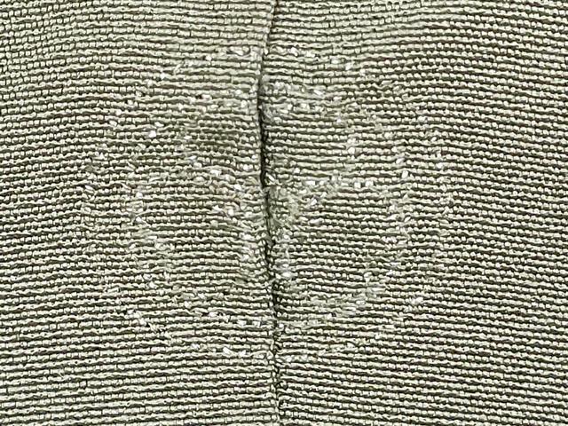 平和屋着物■上質な色無地　鉛色　正絹　逸品　DABE2552cd