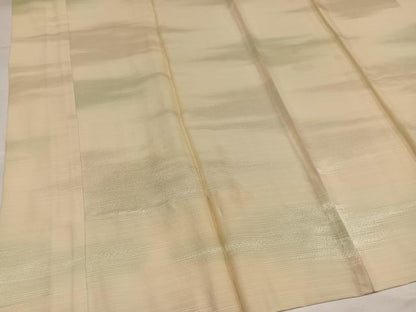 平和屋着物●長襦袢　無双仕立て　霞地紋　暈し染め　正絹　逸品　未使用　AABH4175ph