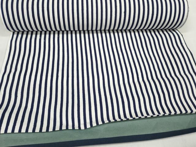 平和屋着物＊夏物 浴衣 反物 着尺 清元染 縞 コーマ糸使用 綿 逸品 未使用 DABD7350zzz