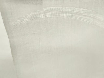 平和屋着物＊夏物 長襦袢 反物 着尺 本織紗 草紋紗 生成り色 麻 逸品 未使用 DABD7369zzz