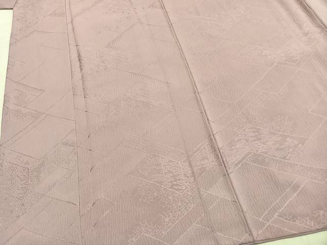 平和屋着物●上質な色無地　檜垣花地紋　撫子色　正絹　逸品　AABH4642fy 平和屋着物○上質な色無地 檜垣花地紋 撫子色 正絹 逸品 AABH4642fy