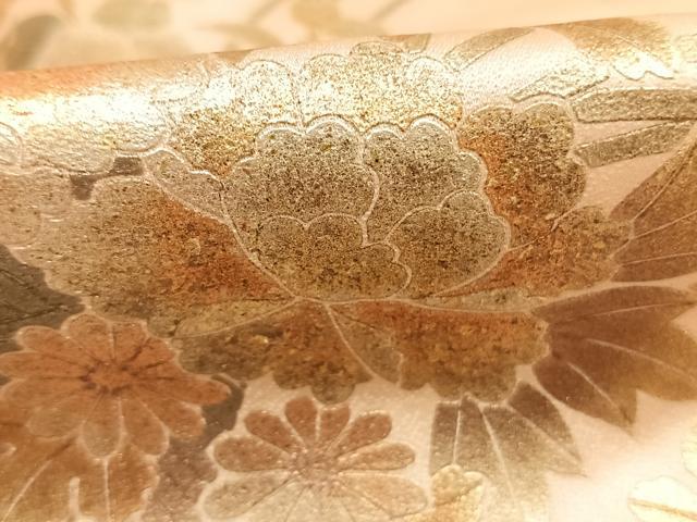 平和屋着物○金彩友禅 卓越技能者・名工・和田光正 訪問着 草花文