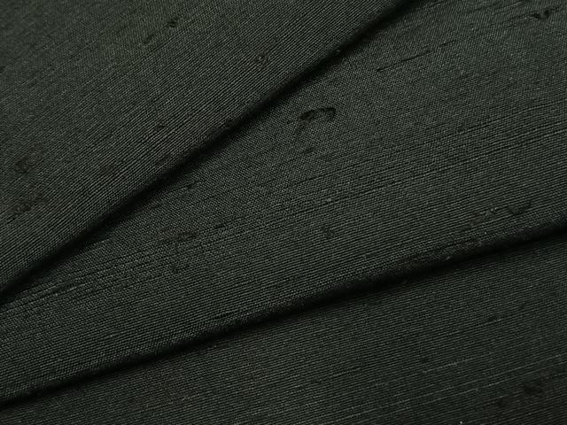 平和屋着物●男性　紬　アンサンブル　褐返色　正絹　逸品　AABH4659fy