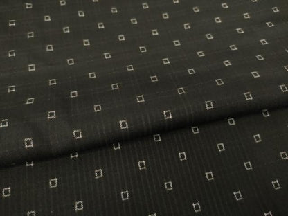 平和屋着物●本場大島紬　格子　正絹　逸品　AABH4570ck