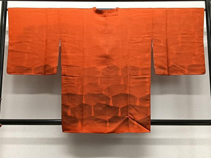 平和屋着物∞道行コート　幾何学文様　正絹　逸品　未使用　CABE4842ua