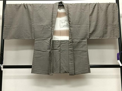 平和屋着物∞男性　羽織　本場大島紬　100亀甲　総詰め　正絹　逸品　未使用　CABE4895ua