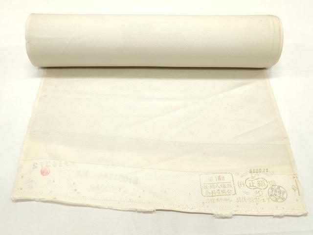 平和屋着物▼付下げ 反物 着尺 風景草花文 松竹梅 未使用 DABD4732zy