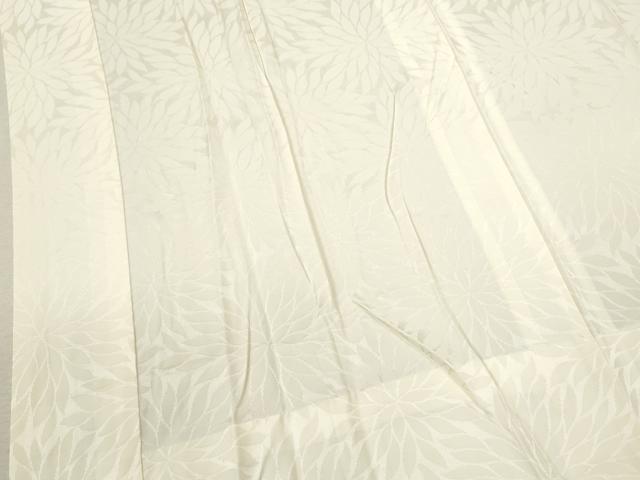 平和屋着物■長襦袢　無双仕立て　菊地紋　正絹　逸品　CABD9942ze
