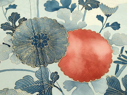 平和屋着物■豪華振袖　雲取り枝菊文　暈し染め　金彩　正絹　逸品　CABD9934ze