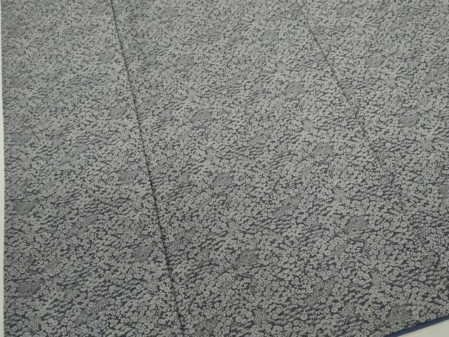 平和屋着物■上質な小紋　風景草花文　正絹　逸品　未使用　CABD9927ze