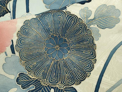 平和屋着物■豪華振袖　雲取り枝菊文　暈し染め　金彩　正絹　逸品　CABD9934ze