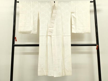 平和屋着物■長襦袢　無双仕立て　菊地紋　正絹　逸品　CABD9942ze