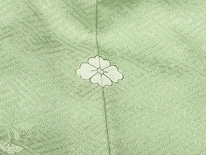 平和屋着物■上質な小紋 作家物 草花文 正絹 逸品 DABD3363sf