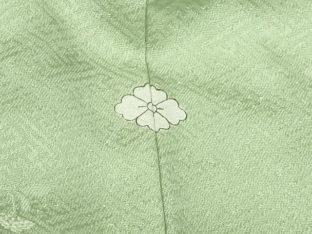 平和屋着物■上質な小紋 作家物 草花文 正絹 逸品 DABD3363sf