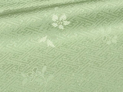 平和屋着物■上質な小紋 作家物 草花文 正絹 逸品 DABD3363sf