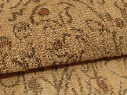 平和屋着物＊夏物 小千谷ちぢみ 幾何学文様 麻 逸品 AABH4006jd