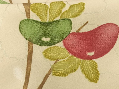 平和屋着物■小紋 枝花文 洗える着物 AABH0998oa