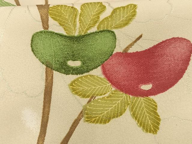 平和屋着物■小紋 枝花文 洗える着物 AABH0998oa