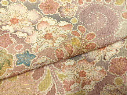 平和屋着物●訪問着　絞り　辻が花　暈し染め　金彩　正絹　逸品　AABH4690fy