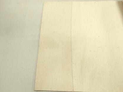 平和屋着物●九寸名古屋帯　紬地　型染　花籠文　正絹　逸品　DABE1304op