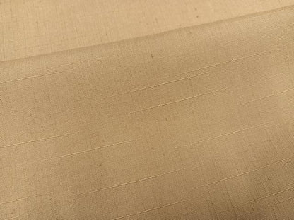 平和屋着物●上質な紬　色無地　榛色　正絹　逸品　AABH5342ph