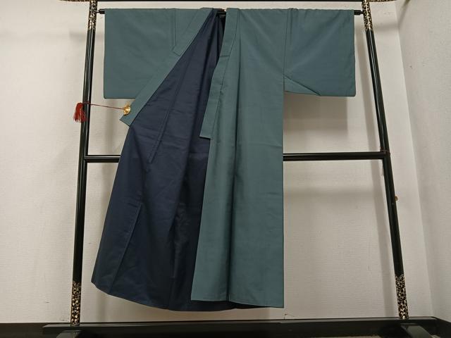 平和屋着物●男性　本場大島紬　アンサンブル　150亀甲　総詰め　正絹　逸品　AABH5341ph