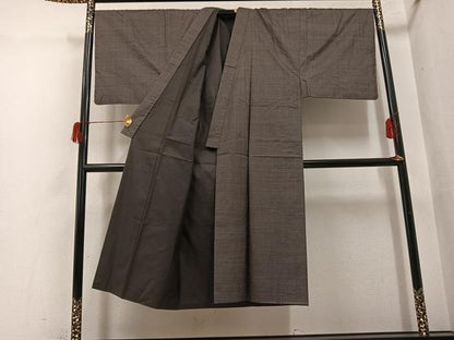 平和屋着物●男性　本場大島紬　アンサンブル　100亀甲　手織　総詰め　田畑イネ作　証紙付き　正絹　逸品　AABH5371ph