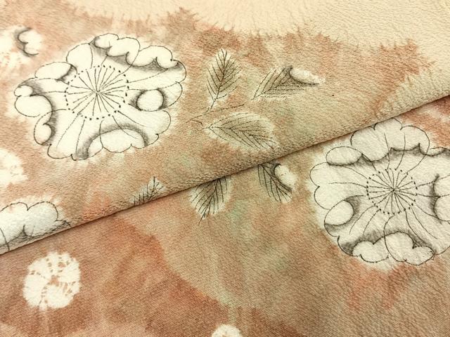 平和屋着物○訪問着 絞り 辻が花 正絹 逸品 AABH4734fy