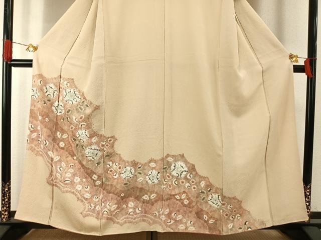 平和屋着物○訪問着 絞り 辻が花 正絹 逸品 AABH4734fy