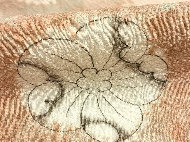 平和屋着物○訪問着 絞り 辻が花 正絹 逸品 AABH4734fy