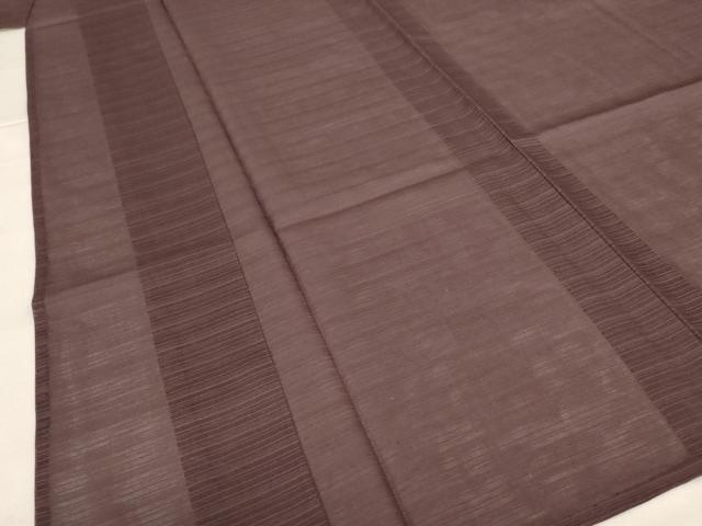 平和屋着物＊夏物　色無地　絽　煤竹色　正絹　逸品　AABH6437jd 平和屋着物＊夏物 色無地 絽 煤竹色 正絹 逸品 AABH6437jd