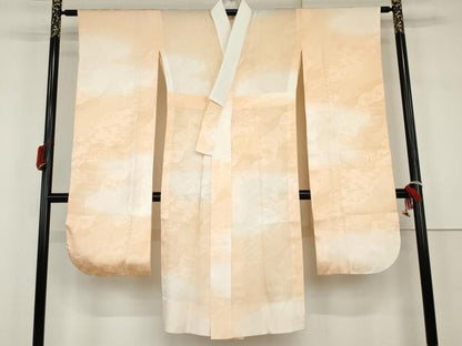 平和屋着物●創業460年・千總　振袖・長襦袢(無双仕立て)セット　蔓帯鳳凰吉祥花文　金糸　金彩　三越扱い　正絹　逸品　AABH3747cs