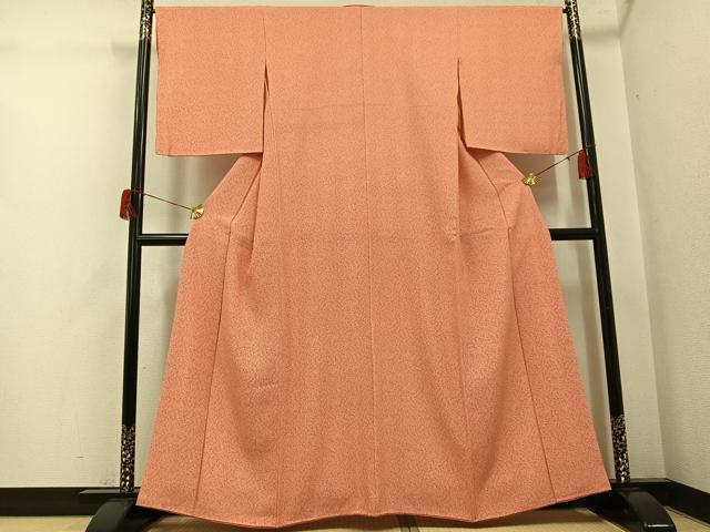 平和屋着物●重要無形文化財　人間国宝　中村勇二郎　江戸小紋　南天　正絹　逸品　AABH5394ph