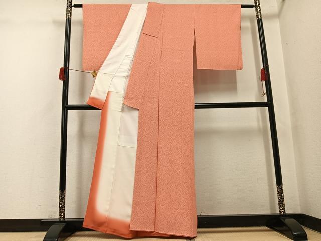 平和屋着物●重要無形文化財　人間国宝　中村勇二郎　江戸小紋　南天　正絹　逸品　AABH5394ph