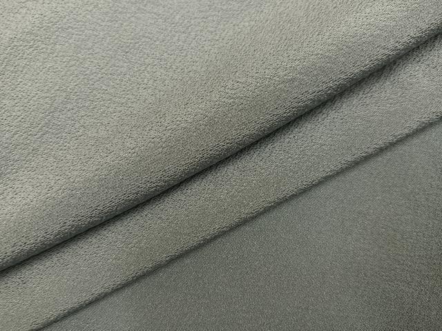 平和屋着物●上質な色無地　素鼠色　仮絵羽　正絹　逸品　未使用　AABH6821ph